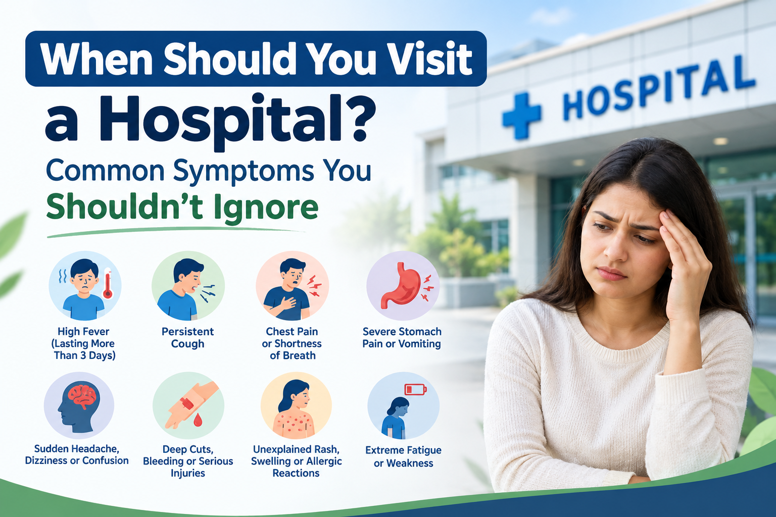 When Should You Visit a Hospital? Common Symptoms You Shouldn’t Ignore