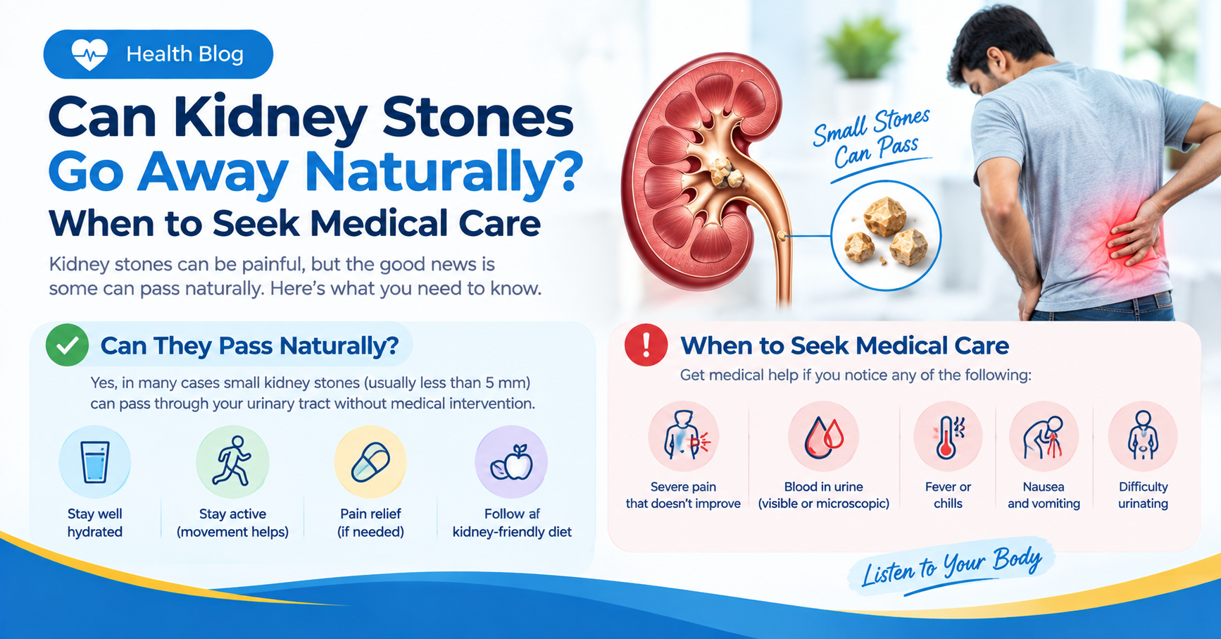Can Kidney Stones Go Away Naturally? When to Seek Medical Care