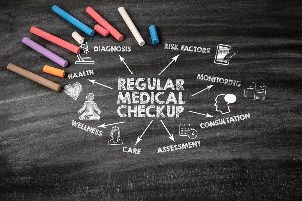 Regular health checkup for preventive care and early disease detection